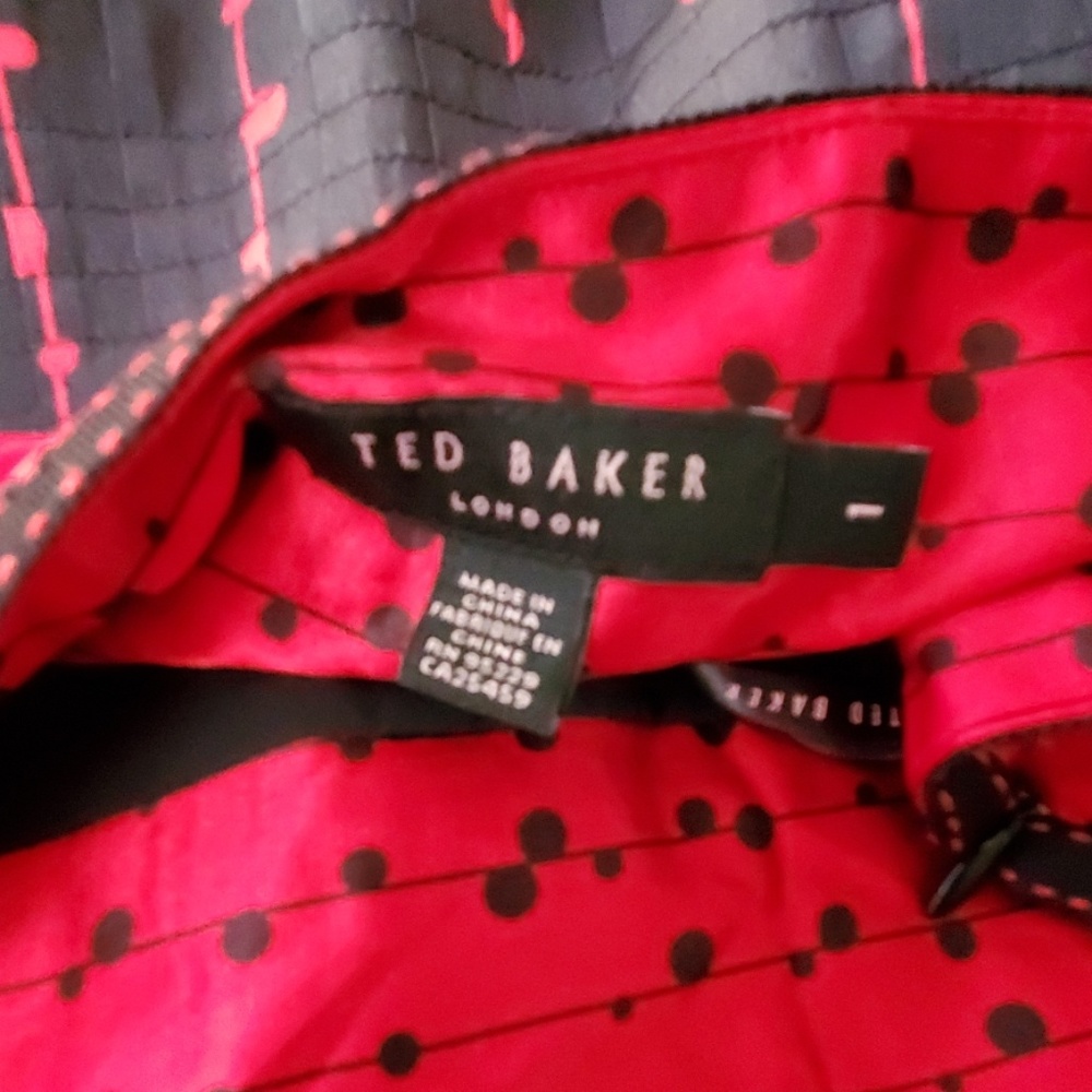 Ted Baker Silk Skirt Size 1 - Picture 4 of 6